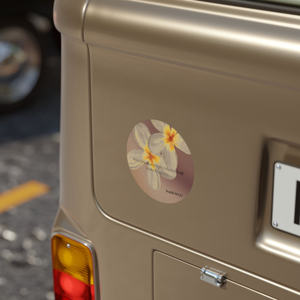 Transparent Outdoor Stickers, Round, 1pcs